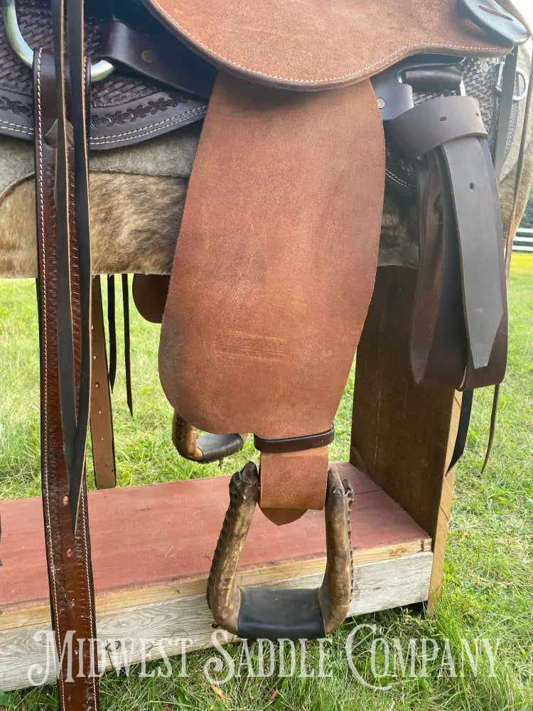 16” J.c. Martin Western Ranch Saddle - Wide Fit