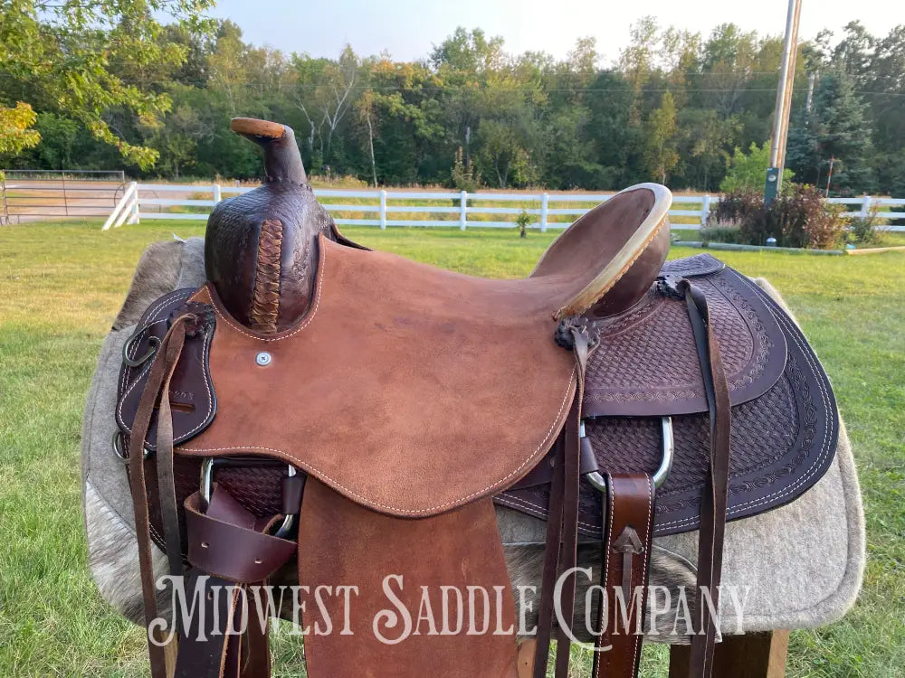16” J.c. Martin Western Ranch Saddle - Wide Fit