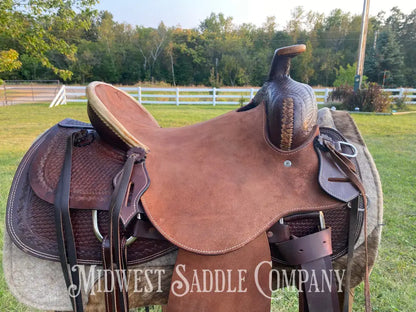 16” J.c. Martin Western Ranch Saddle - Wide Fit