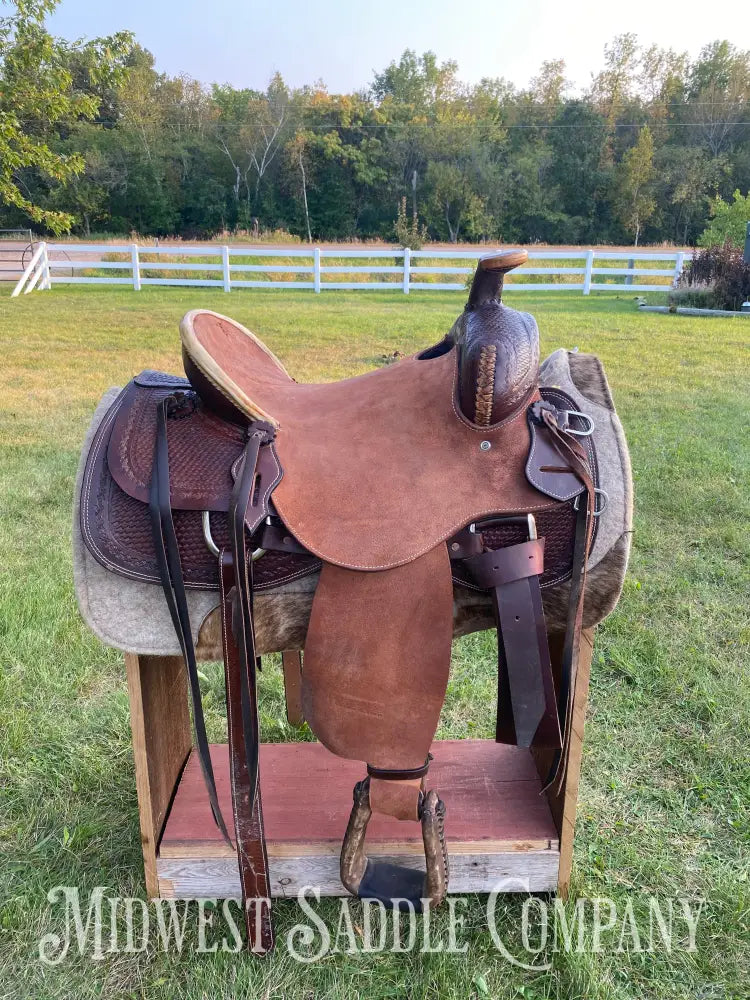 16” J.c. Martin Western Ranch Saddle - Wide Fit