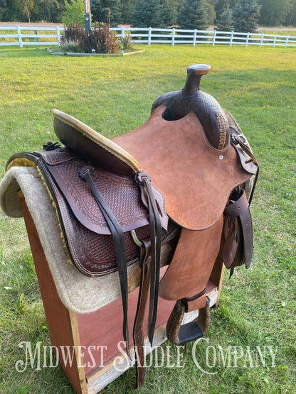 16” J.c. Martin Western Ranch Saddle - Wide Fit