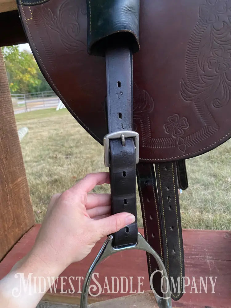 16” The Australian Stock Saddle Co. By Colin Dangaard - Traditional Full Flap Hornless