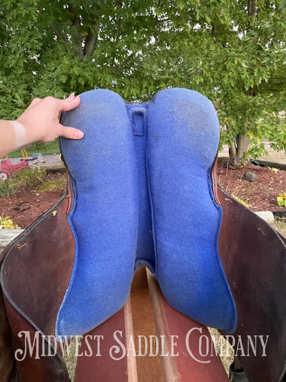 16” The Australian Stock Saddle Co. By Colin Dangaard - Traditional Full Flap Hornless
