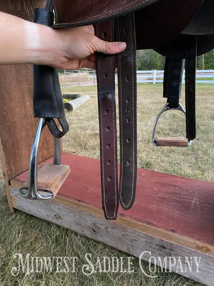 16” The Australian Stock Saddle Co. By Colin Dangaard - Traditional Full Flap Hornless