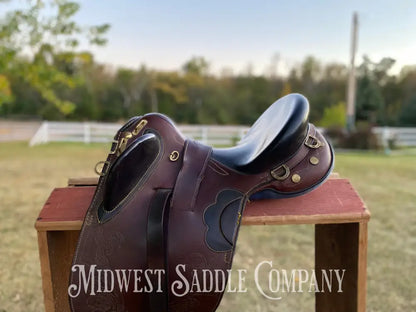 16” The Australian Stock Saddle Co. By Colin Dangaard - Traditional Full Flap Hornless