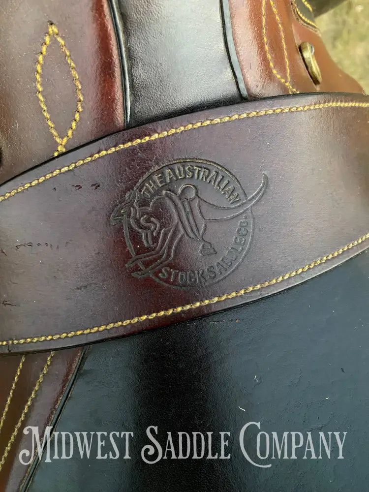 16” The Australian Stock Saddle Co. By Colin Dangaard - Traditional Full Flap Hornless