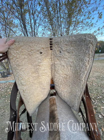 16” Three Bar Saddlery Western Roping Saddle