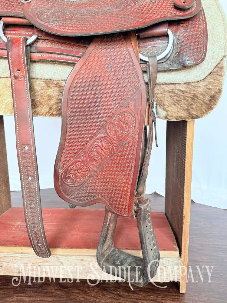 16” Thunder Canyon Western Roping Saddle - Made in USA Western Saddle