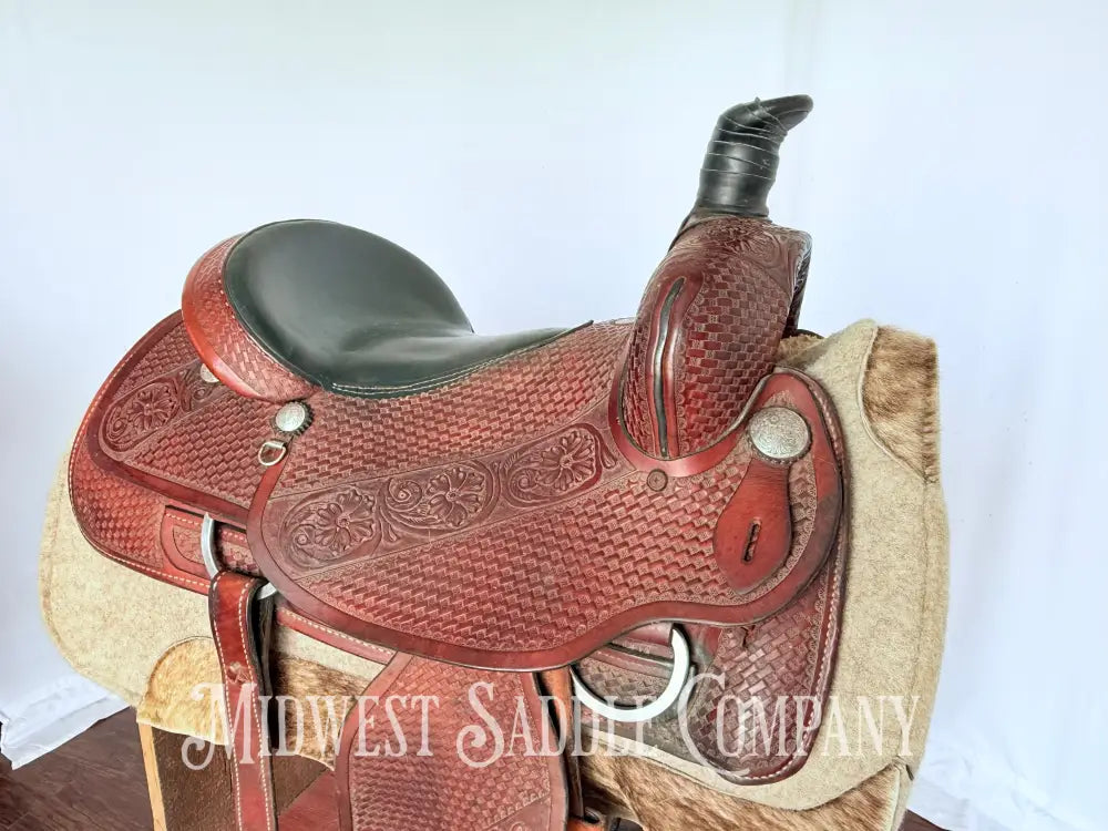 16” Thunder Canyon Western Roping Saddle - Made in USA Western Saddle