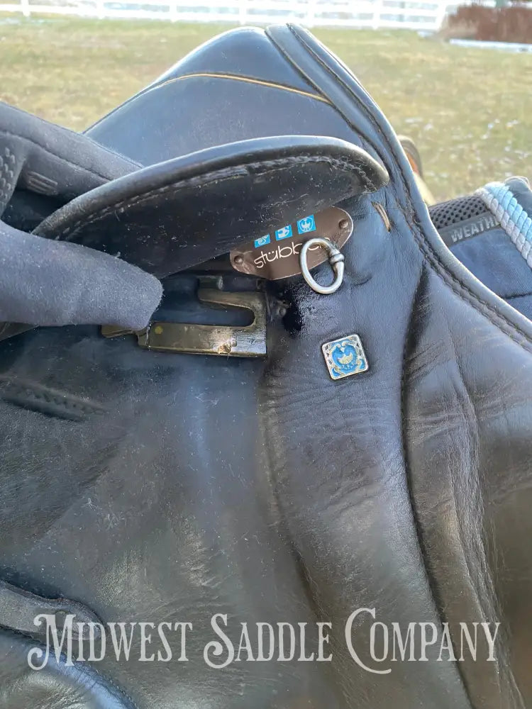 17.5’ Stubben Romanus English Dressage Saddle - Medium Wide Fit Made In Germany