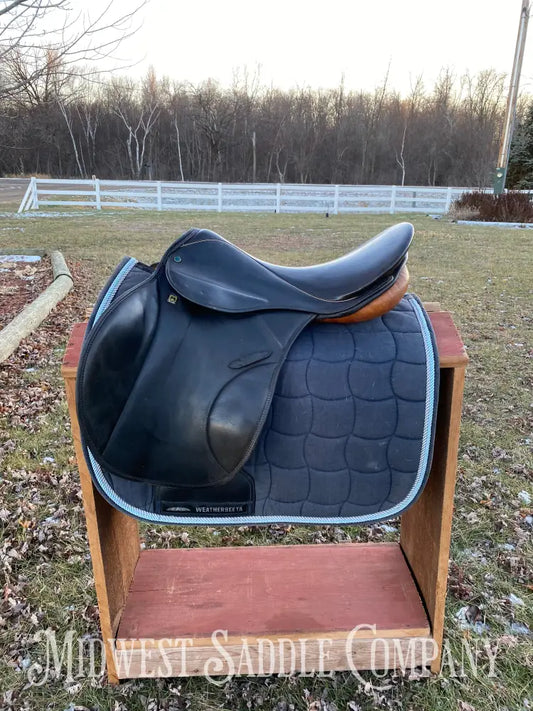 17.5’ Stubben Romanus English Dressage Saddle - Medium Wide Fit Made In Germany