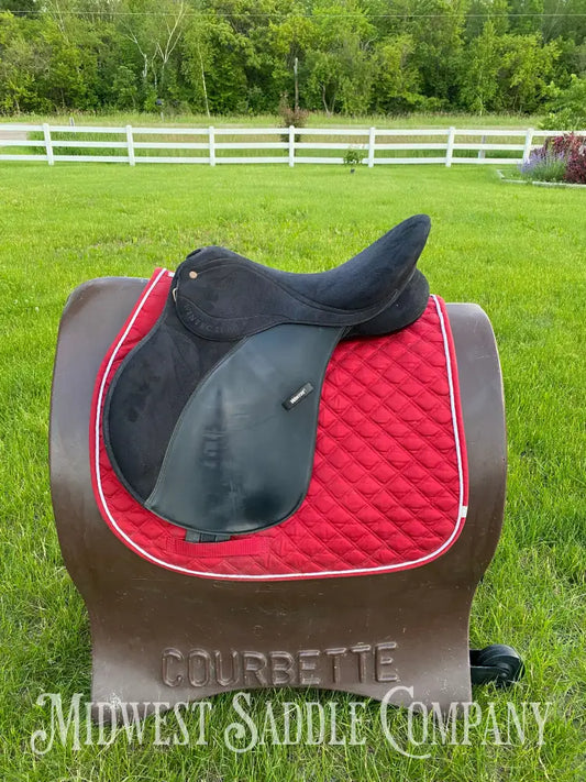 17’ Bates Wintec 2000 All Purpose Black English Saddle