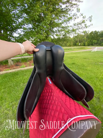 17’ Bates Wintec 2000 All Purpose Black English Saddle