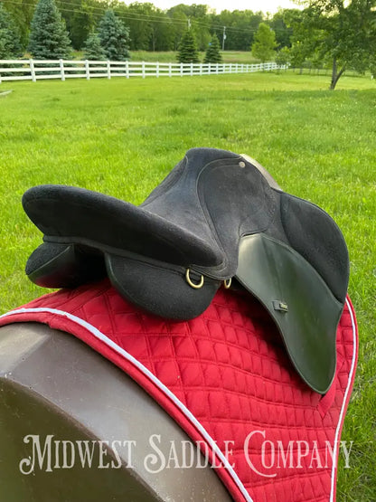 17’ Bates Wintec 2000 All Purpose Black English Saddle