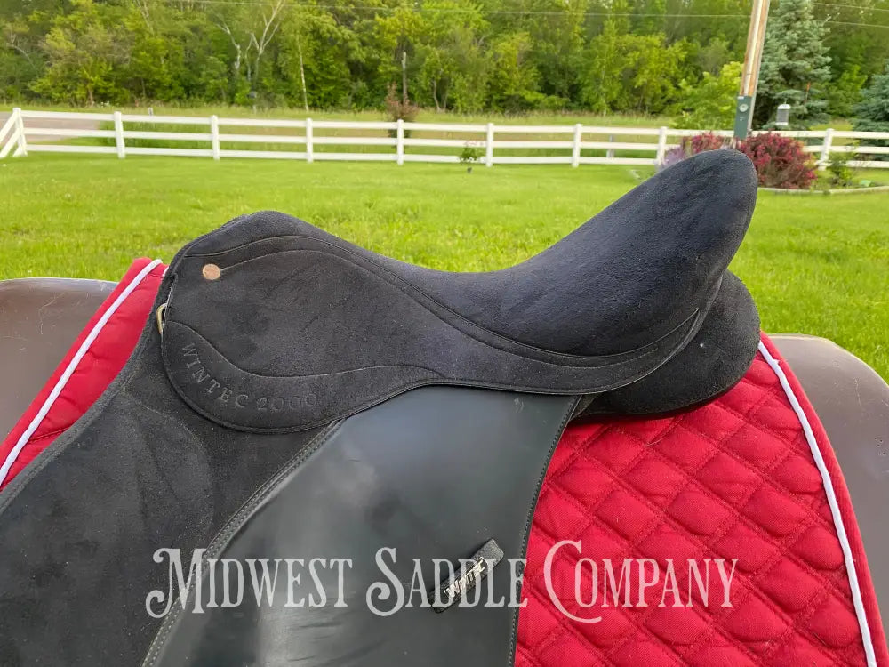 17’ Bates Wintec 2000 All Purpose Black English Saddle