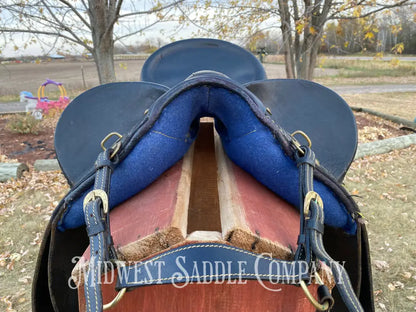 18.5” Outback Saddle Co. Australian - Breastplate Martingale Combo Included!