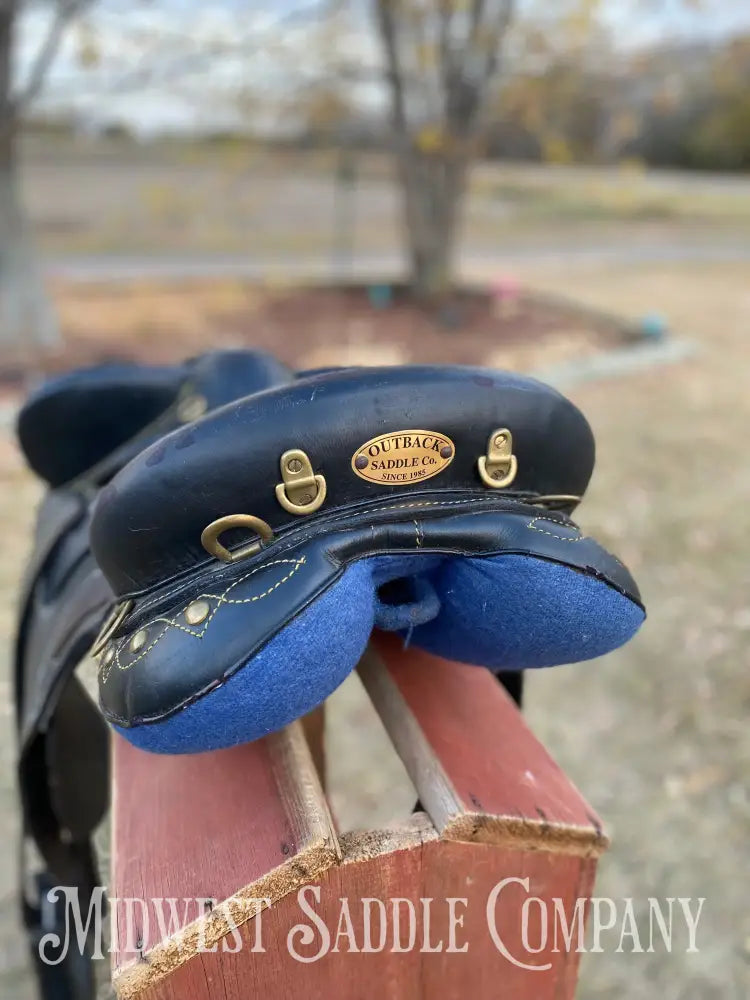 18.5” Outback Saddle Co. Australian - Breastplate Martingale Combo Included!