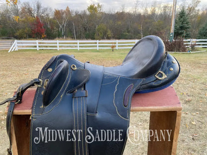 18.5” Outback Saddle Co. Australian - Breastplate Martingale Combo Included!