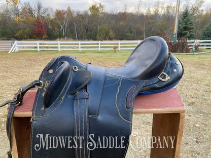 18.5” Outback Saddle Co. Australian - Breastplate Martingale Combo Included!