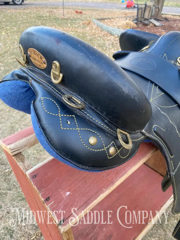 18.5” Outback Saddle Co. Australian - Breastplate Martingale Combo Included!