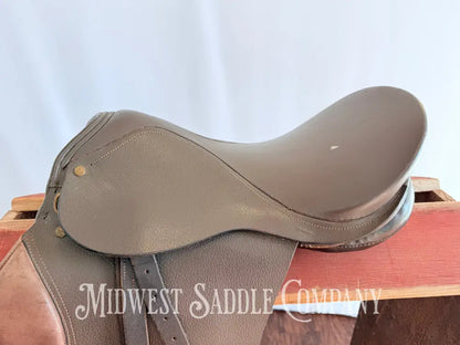 18” All Purpose English Saddle with Leathers & Irons Medium Wide Tree English Saddle