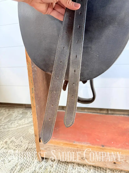 18” Australian Stock Poley Saddle with Horn Brown Leather - Australian Saddle