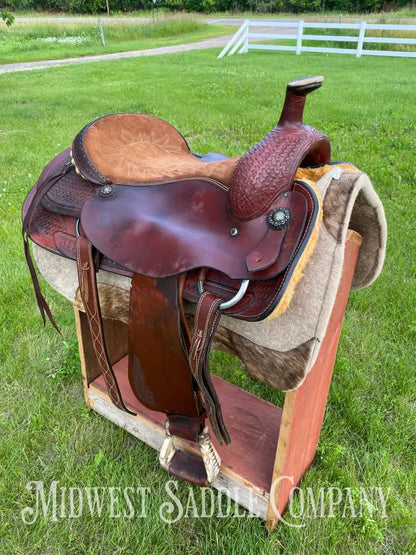 18’ Corriente Saddle Co. Cutting - Western Draft Horse Ranch Cutter Model 7916