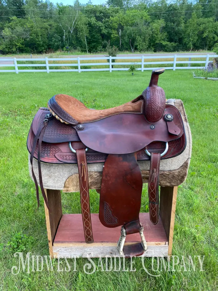 18’ Corriente Saddle Co. Cutting - Western Draft Horse Ranch Cutter Model 7916