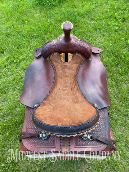 18’ Corriente Saddle Co. Cutting - Western Draft Horse Ranch Cutter Model 7916