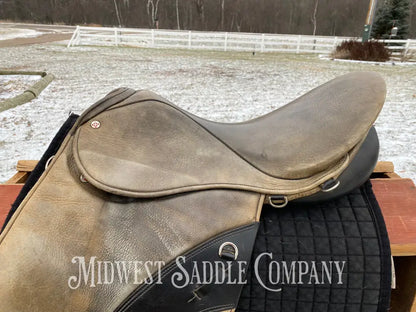 18’ Courbette Kurfurst Von Bayern Lemetex Close Contact English Jumping Saddle - Made In Germany