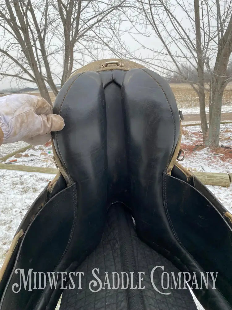 18’ Courbette Kurfurst Von Bayern Lemetex Close Contact English Jumping Saddle - Made In Germany