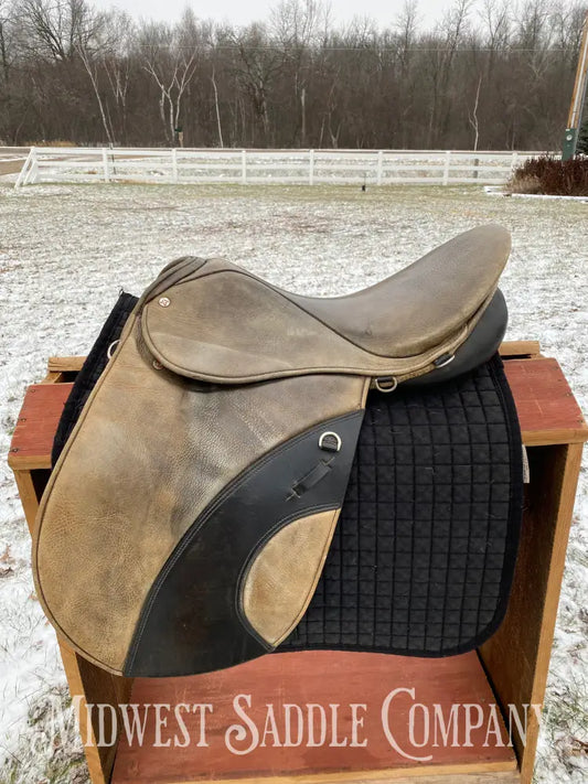 18’ Courbette Kurfurst Von Bayern Lemetex Close Contact English Jumping Saddle - Made In Germany