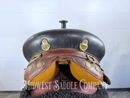 18” Down Under Saddle Supply Australian Outrider Stock Poley Saddle with Horn
