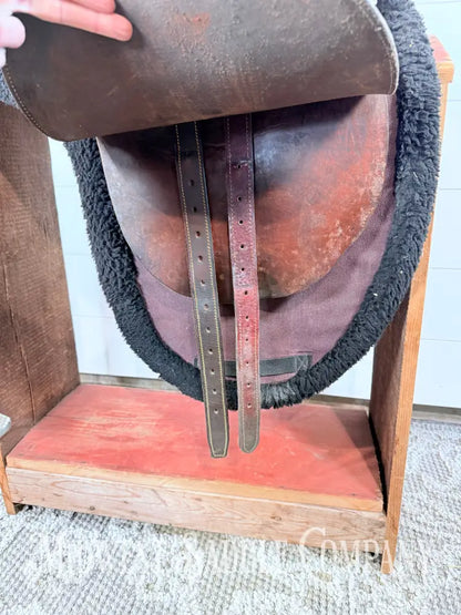 18” Down Under Saddle Supply Australian Outrider Stock Poley Saddle with Horn
