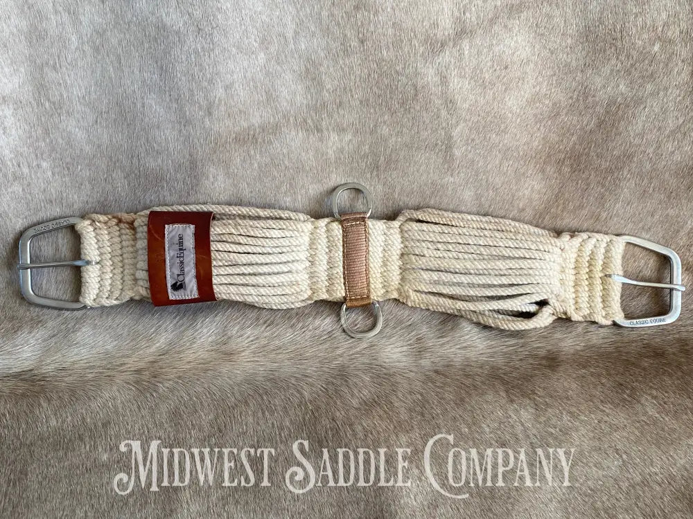 30” Classic Equine Straight 100% Mohair Cinch