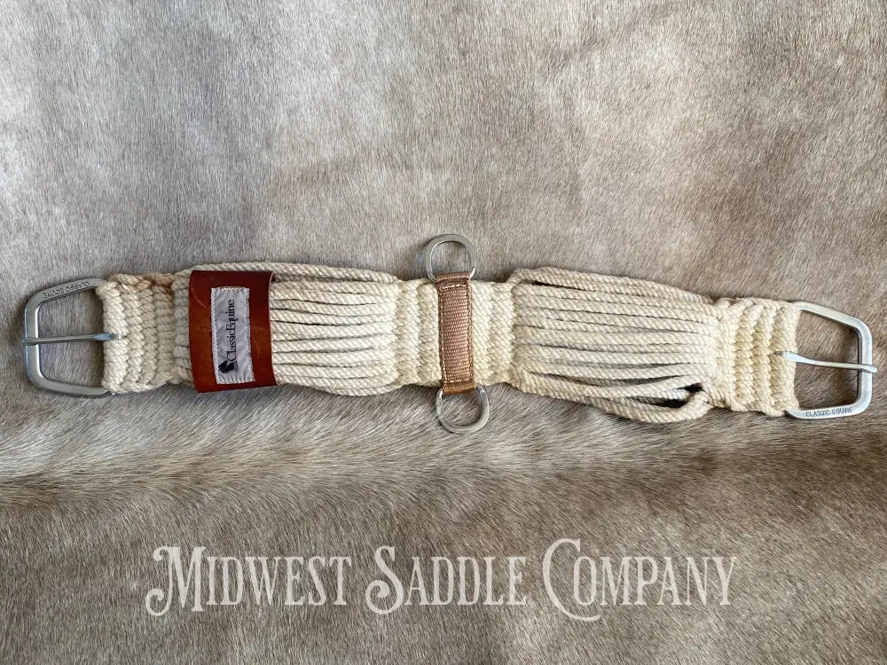 30” Classic Equine Straight 100% Mohair Cinch