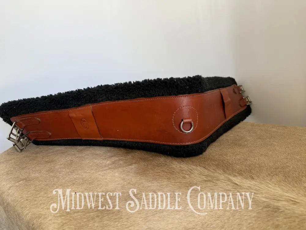 44” Leather CTK Saddlery Sheepskin Fleece Girth Girth
