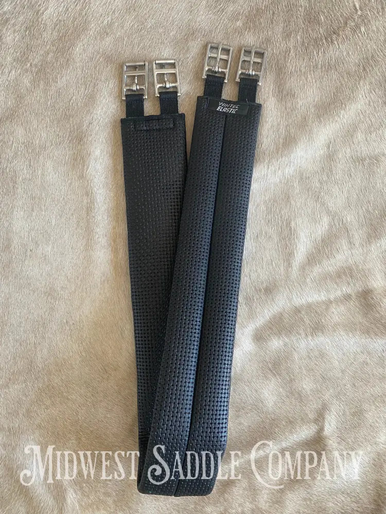 48” Wintec Elastic Black Synthetic English Dressage Girth