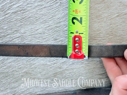 8’ Leather Latigo Split Reins with Water Tie Ends Used Western Reins