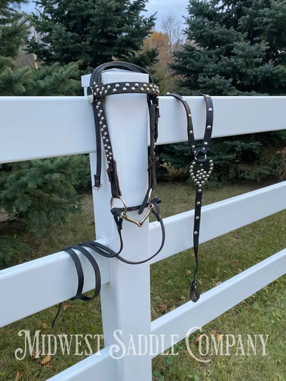 Adorable Antique Studded Parade Pony Martingale Breast Collar Breast Collar