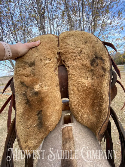 Antique 15” Texas Tanning & Mfg. Co Collectible Tex Tan Western Ranch Saddle - Rare!