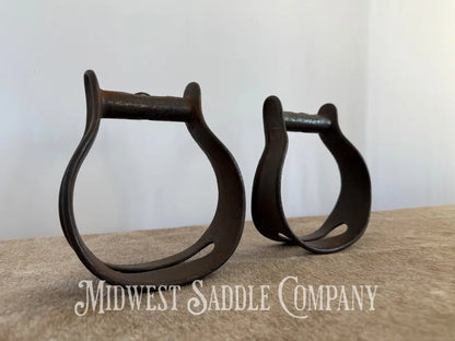 Antique Cast Iron Western Cowboy Stirrups Stirrups