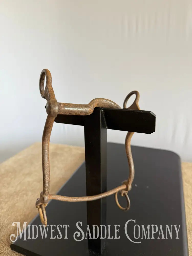 Antique Hand-Forged Cowboy Low Port Western Horse Bit