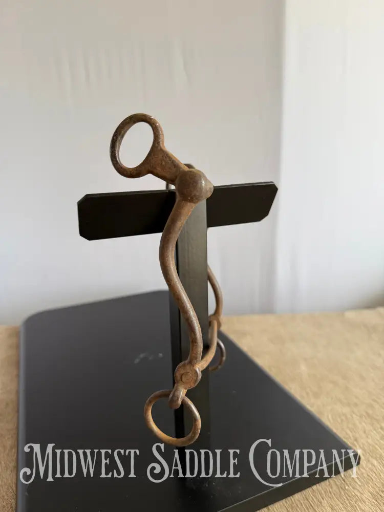 Antique Hand-Forged Cowboy Low Port Western Horse Bit