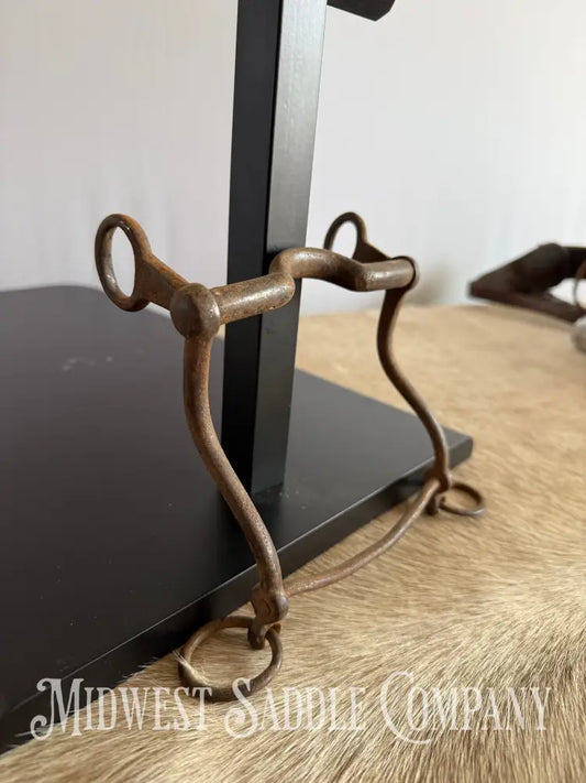 Antique Hand-Forged Cowboy Low Port Western Horse Bit