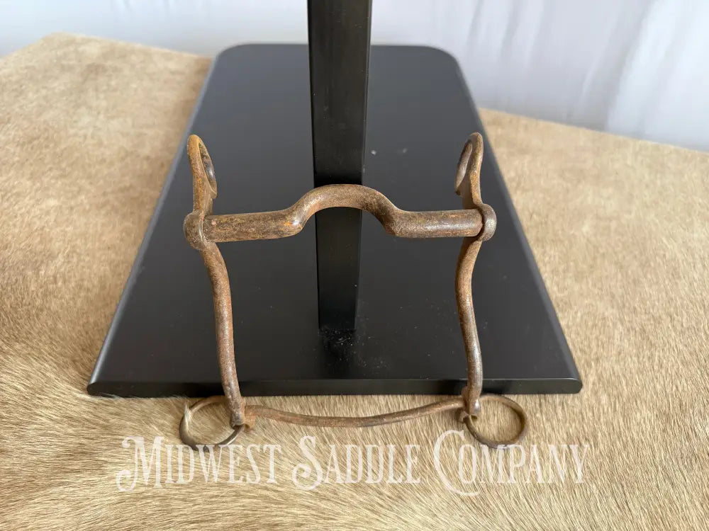 Antique Hand-Forged Cowboy Low Port Western Horse Bit