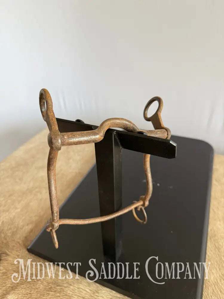 Antique Hand-Forged Cowboy Low Port Western Horse Bit