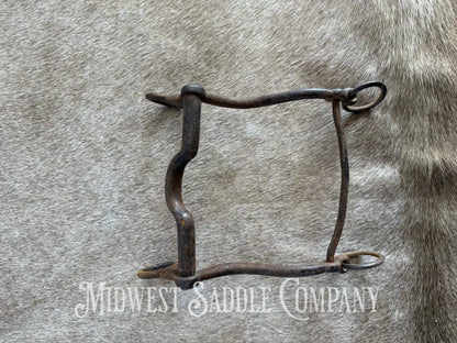 Antique Hand-Forged Cowboy Low Port Western Horse Bit