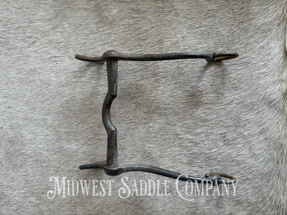 Antique Hand-Forged Western Horse Low Port Cowboy Curb Bit Bit