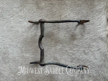 Antique Hand-Forged Western Horse Low Port Cowboy Curb Bit Bit